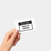 hallo ik heb het syndroom van Tourette Badge (Handheld)