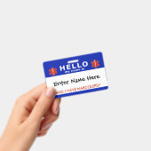 HALLO ik heb narcolepsie noodinformatie Badge (Handheld)