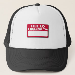 hallo, ik hoor bij... trucker pet