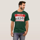 hallo ik hou van Diesel Diesels Roll Coal Power 4X T-shirt (Voorkant volledig)