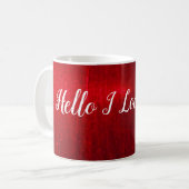 hallo Ik hou van je Koffiemok (Voorkant links)