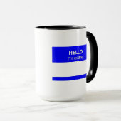 hallo ik leest Ringer Mok (Voorkant rechts)