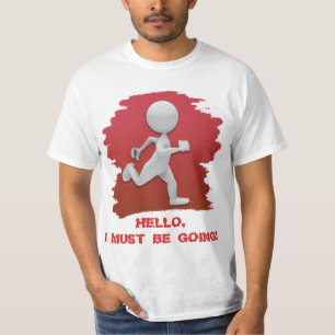 hallo, IK MOET GAAN: 3D FIGURE T-shirt