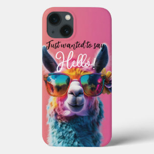 Hallo Ik wilde alleen maar zeggen:? kleurrijk Llam Case-Mate iPhone Case