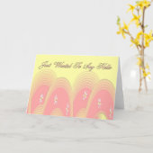 Hallo Ik wilde gewoon zeggen Kaart (Gele Bloem)