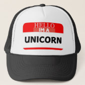 Hallo Im A Unicorn Trucker Pet (Voorkant)