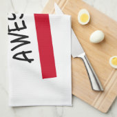 hallo Im Geweldige Theedoek (Quarter Fold)