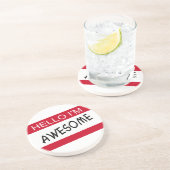 hallo Im Geweldige Zandsteen Onderzetter (Zijkant)