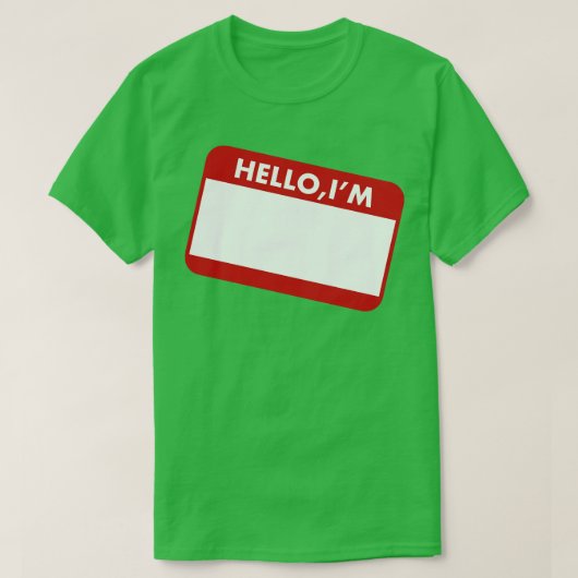HALLO IM TShirt (Design voorkant)