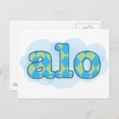 hallo in creole - alo briefkaart (Voorkant / Achterkant)