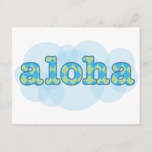 hallo in Hawaiian - Aloha met een arsenaal Briefkaart