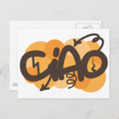 hallo in het Italiaans Briefkaart (Voorkant / Achterkant)