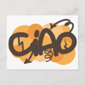 hallo in het Italiaans Briefkaart (Voorkant)