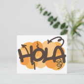 hallo in het Spaans Briefkaart (Staand voorkant)