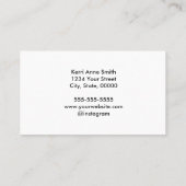 hallo in veel talen Kleurrijk Personaliseren Visitekaartje (Achterkant)