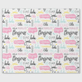 hallo IN VELE TALEN Cadeaupapier (Vlak)