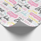 hallo IN VELE TALEN Cadeaupapier (Hoek)