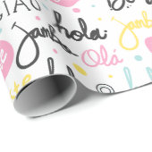 hallo IN VELE TALEN Cadeaupapier (Rol Hoek)