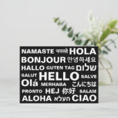 hallo in verschillende talen (Staand voorkant)