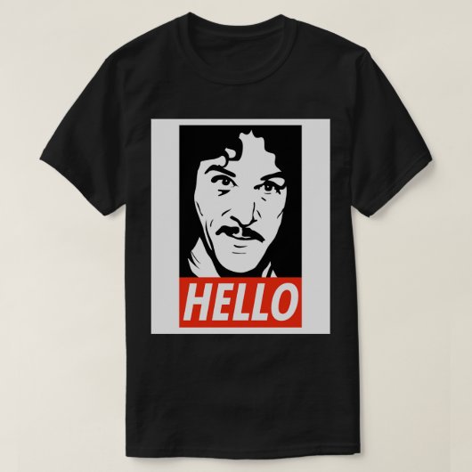 Hallo Inigo Montoya Baseball TShirt (Design voorkant)