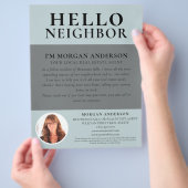 hallo Inleiding voor de marketing van onroerend go Flyer (Hand)