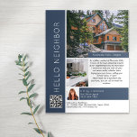 hallo Inleiding voor de marketing van onroerend go Flyer<br><div class="desc">Vergroot uw merkbekendheid en genereer nieuwe aanknopingspunten met deze HALLO NEIGHBOR-flyer voor de verkoop van onroerend goed. Het moderne ontwerp zal het oog van uw potentiële klanten oogsten en hen laten weten dat u de vriendelijke,  goed geïnformeerde makelaar bent die hun buurt goed begrijpt.</div>
