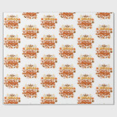 Hallo inpakpapier-herfst-inpakpapier cadeaupapier (Vlak)