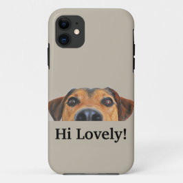 Hallo, iPhone 11 Hoesje voor Hondenliefhebbers