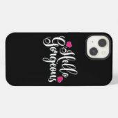 hallo iPhone hoesje (Achterkant horizontaal)