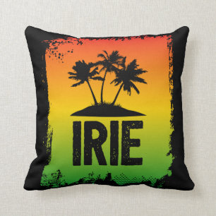 Hallo Irie Jamaican Patois Chill Out Kussen