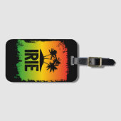 Hallo IRIE Jamaican Patwah Bagagelabel (Voorkant (horizontaal))