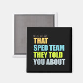 Hallo, is dat sped-team dat over de leraar verteld magneet (Voorkant / Achterkant)