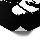 hallo? Is dit de buitenwereld?! Retro Lady Poster (Hoek)