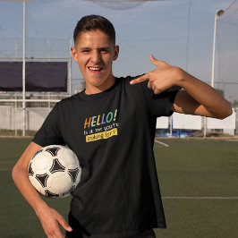 Hallo Is het mij waar je naar op zoek bent? T-shirt