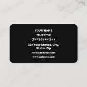 Hallo Isaan ♦ Sabai Dee In Thais Isan Dialect ♦ Visitekaartje (Achterkant)
