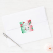 Hallo Italiaanse geschenken : Vierkante Sticker (Envelop)