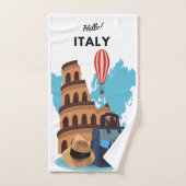 hallo Italië Design Bath Towel Set Bad Handdoek (Handdoek)