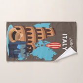 hallo Italië Design Bath Towel Set Bad Handdoek (Handdoek)