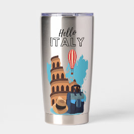 hallo Italië Geïsoleerde Drinkbeker