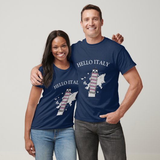 hallo Italië T-shirt (Unisex)