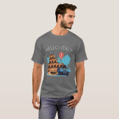 hallo Italië T-shirt (Voorkant volledig)