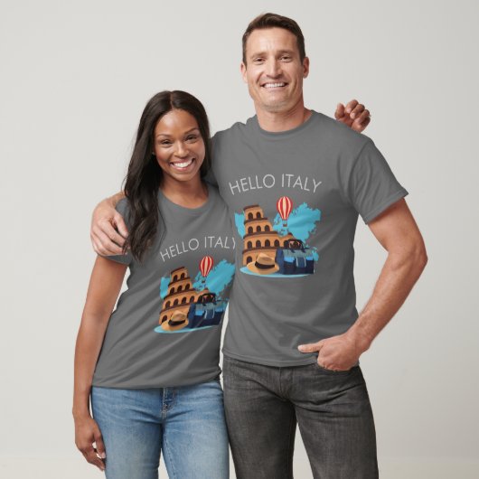 hallo Italië T-shirt (Unisex)