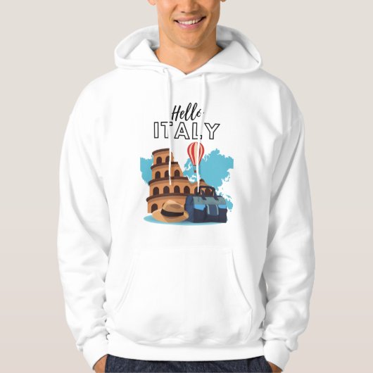hallo Italy Hoodie (Voorkant)