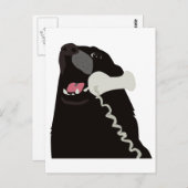 hallo JA DIT IS DOG-telefoon Briefkaart (Voorkant / Achterkant)