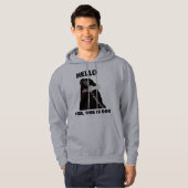 hallo JA DIT IS DOG-telefoon Hoodie (Voorkant volledig)