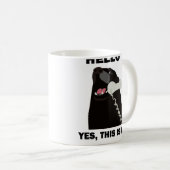 hallo JA DIT IS DOG-telefoon Koffiemok (Voorkant rechts)