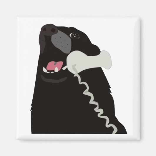 hallo JA DIT IS DOG-telefoon Magneet (Voorkant)