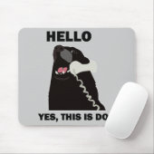 hallo JA DIT IS DOG-telefoon Muismat (Met muis)