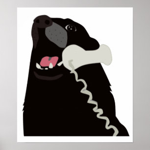 hallo JA DIT IS DOG-telefoon Poster