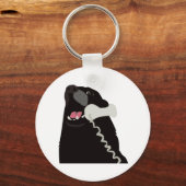 hallo JA DIT IS DOG-telefoon Sleutelhanger (Voorkant)